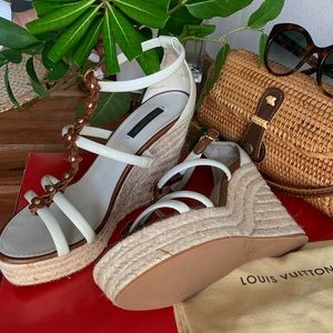 Louis Vuitton Wedge Sole sandals